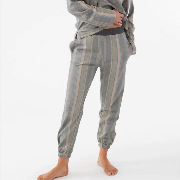 O'Neill Pants - O'Neill Women's Rosarito Pants - stripes - black - size S